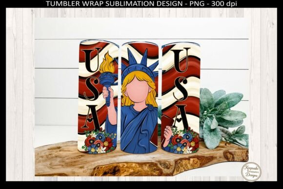Download Lady of Liberty 4th of July TumblerWrap - 4th of july tumbler Collection
